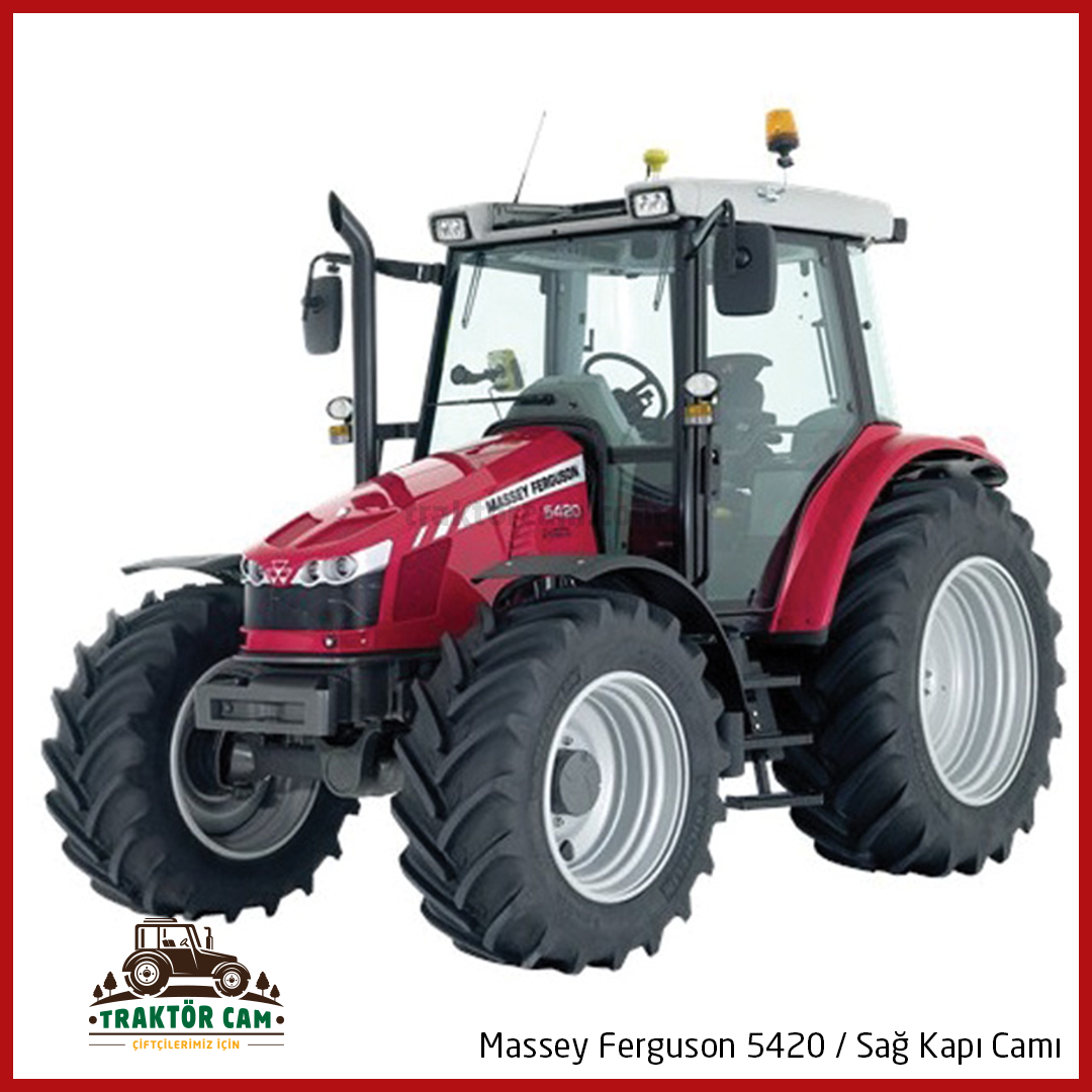 Massey Ferguson 5420 Sağ Kapi Camı