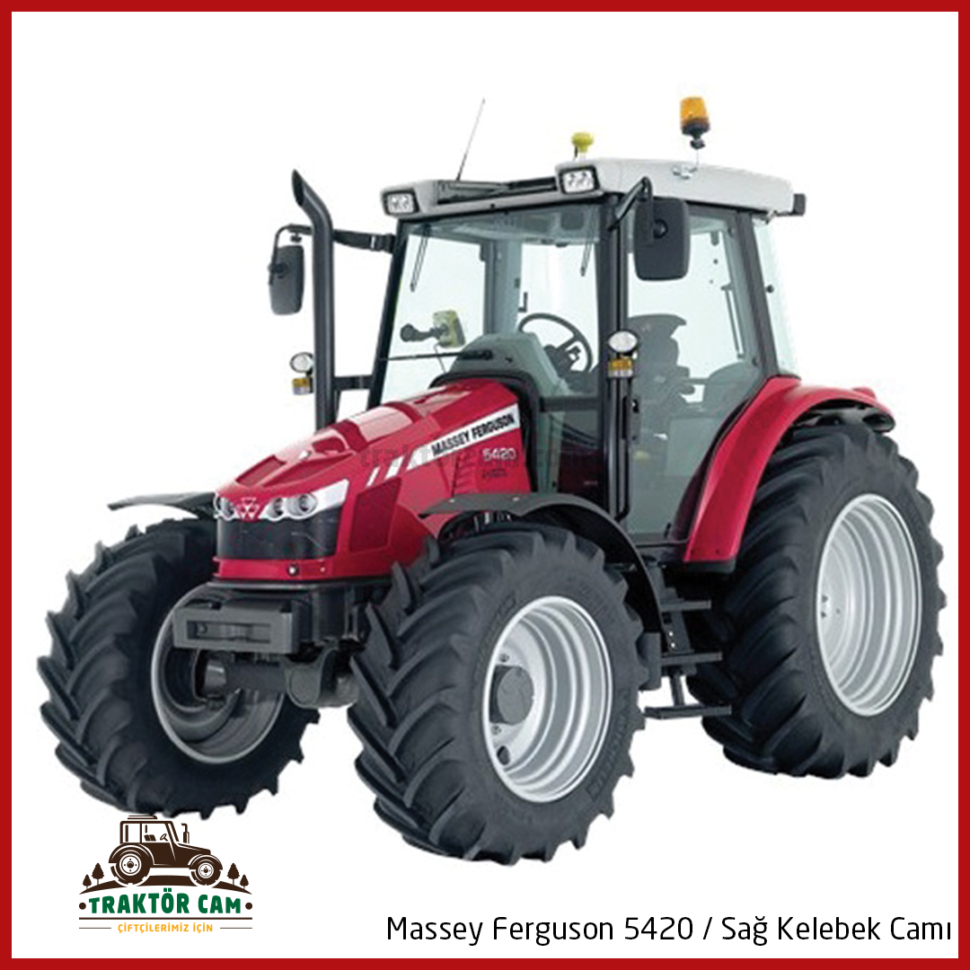 Massey Ferguson 5420 Sağ Kelebek Camı
