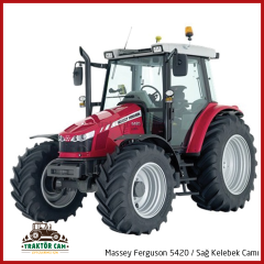 Massey Ferguson 5420 Sağ Kelebek Camı