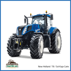 New Holland T8 HD Sol Kapı Camı